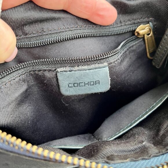 Cochoa Crossbody Handmade Top-grain Oil-dyed Cowhide Leather SOFT PATINATED BAG - Picture 12 of 15